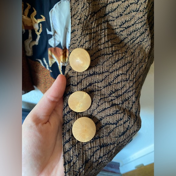 Vintage Animal Print Blazer - Picture 7 of 7